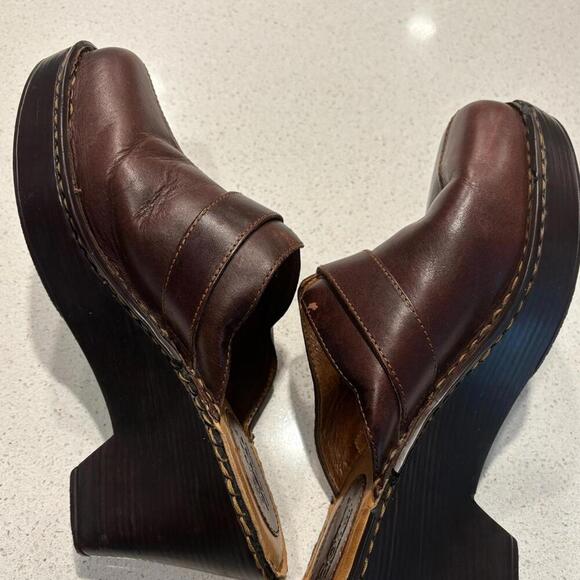 Born Dark Brown Mules, size 9 - Picture 5 of 8